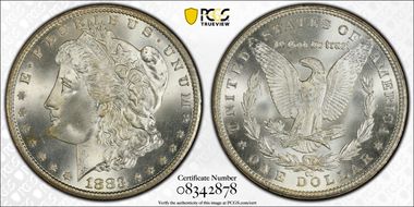 1883-CC $1 MS67+ 
