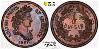 1859 50C J-240 PR65RB