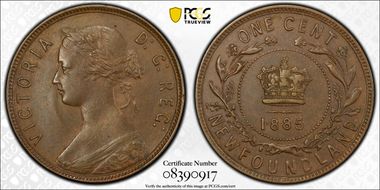 1885 1C AU58BN