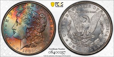 1886 $1 MS64