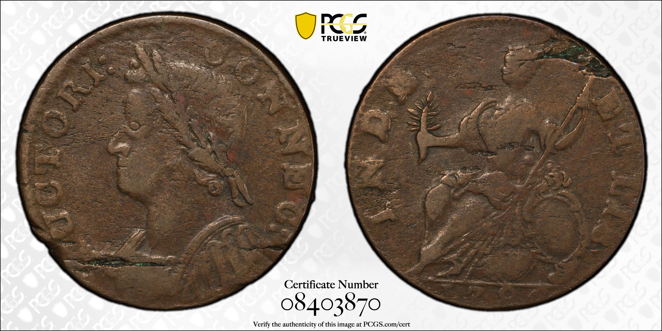 PCGS Certificate Verification Coin Details for Cert #08403870 PCGS Certificate Verification Coin Details for Cert #08403870