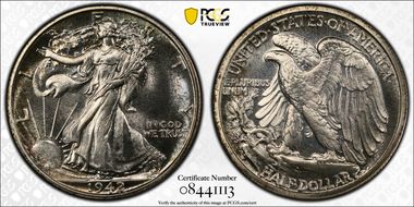 1942 50C PR66