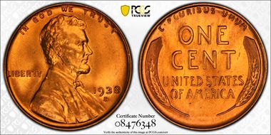 1938-S/S 1C RPM, FS-501 MS66RD