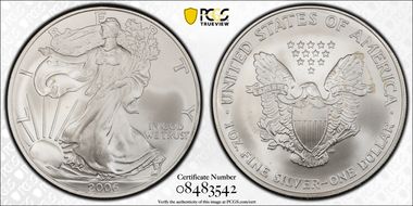 2006 $1 Silver Eagle First Strike MS69