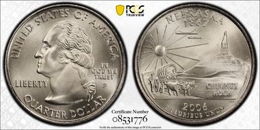 2006-P 25C Nebraska Satin Finish SP69