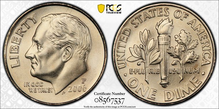 Cert 08567537 - Coin Image