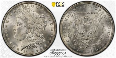 1884 $1 MS64