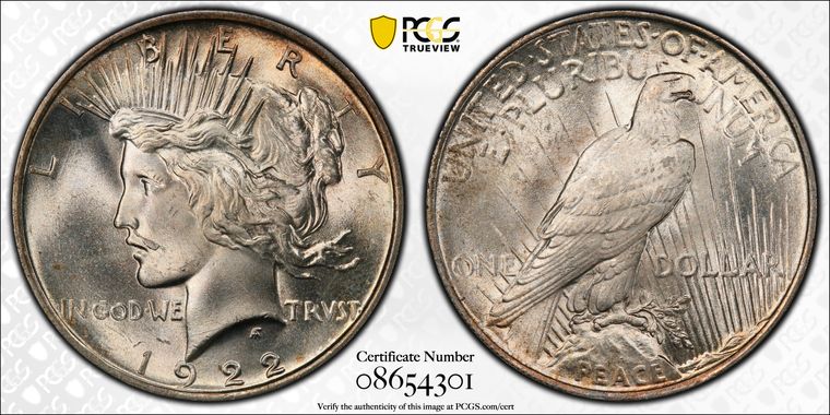 Cert 08654301 - Coin Image