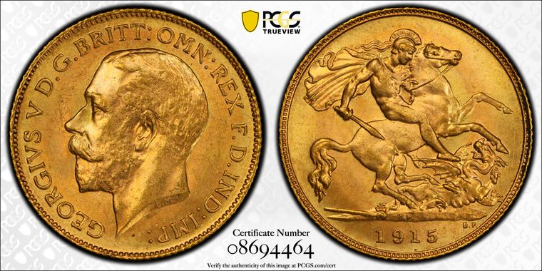 Cert 08694464 - Coin Image