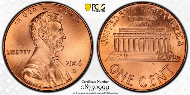 Cert 08750999 - Coin Image