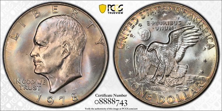 Cert 08888743 - Coin Image