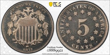 1877 5C PR66+ CAM