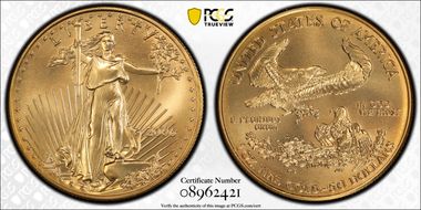 2006 $50 Gold Eagle MS70