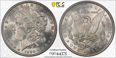 1890 $1 MS65