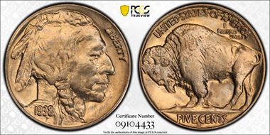 1938-D 5C Buffalo MS66