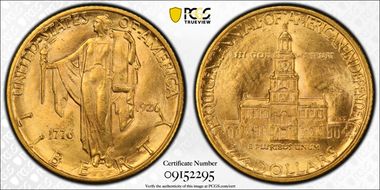 1926 $2.50 Sesquicentennial MS61