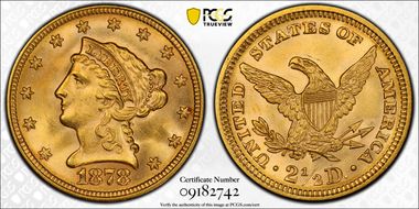 1878 $2.50 MS65