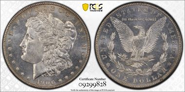 1900 $1 MS64PL