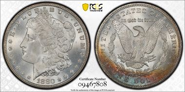 1880-CC $1 MS67+