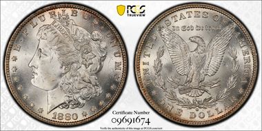 1880-O $1 MS65+