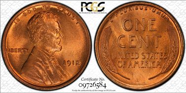 1912 1C MS67+ RD