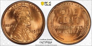 1918 1C MS68RD
