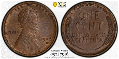 1909-S VDB 1C AU58BN