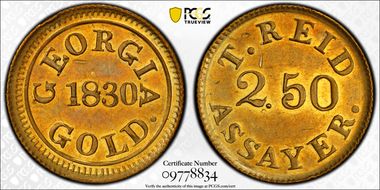 1830 $2.50 Templeton Reid MS61