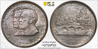 1937 50C Antietam MS67