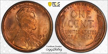 1924-D 1C MS66RD