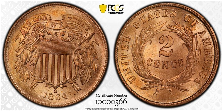 Cert 10000566 - Coin Image