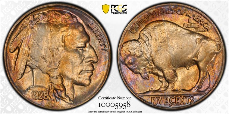 Cert 10005958 - Coin Image