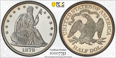 1879 50C PR67DCAM