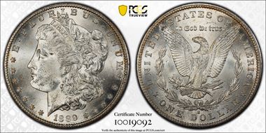 1889-S $1 MS64