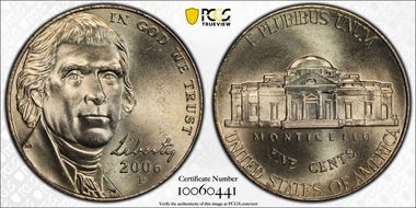 2006-P 5C Monticello MS66FS