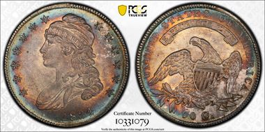 1834 50C O-118, 1834/1834 MS65
