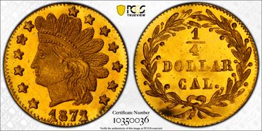 1872/1 G25C BG-868 MS65PL