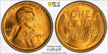 1926 1C MS66RD