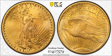 1911 $20 MS66