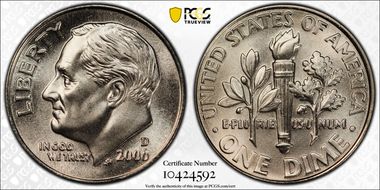 2006-D 10C Satin Finish SP69FB