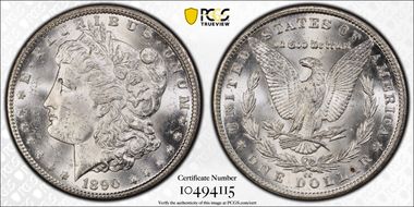1890-CC $1 MS63