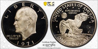 1971-S $1 Silver PR69DCAM