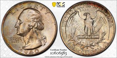 1940-D/D 25C RPM FS-501 MS65+