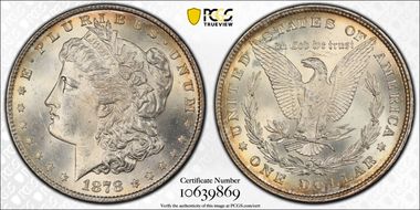 1878 8TF $1 MS64