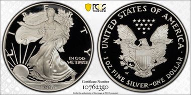 2006-W $1 Eagle-20th Anniversary PR70DCAM