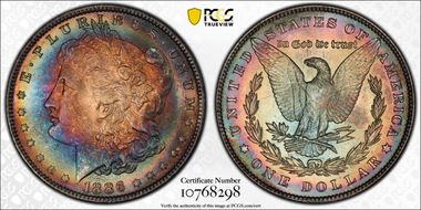 1886 $1 MS65
