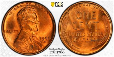 1944-D 1C OMM, FS-512 MS64RD