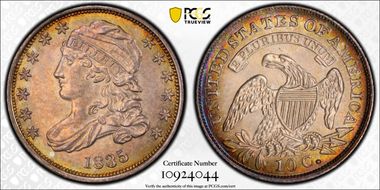1835 10C MS64