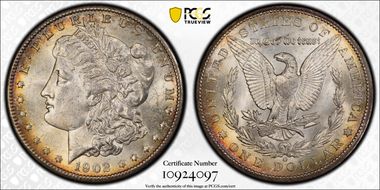 1902-O $1 MS62