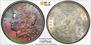1887 $1 MS65